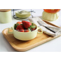 Attractive Colorful Clay Double Handle Soup Bowls